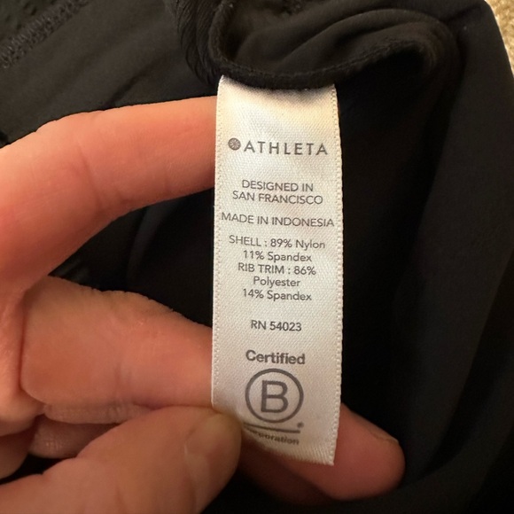 Athleta Textured Brooklyn Jogger Black Size 6 - Picture 9 of 14